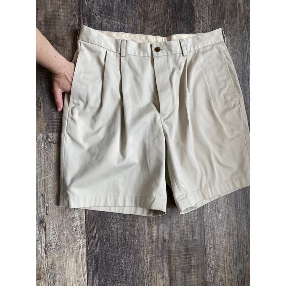 Brooks Brothers Shorts Mens Size 36 Cotton 8” Inseam Classic Preppy Summer Chino - Picture 7 of 11